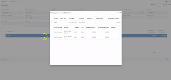 Accounting Integration